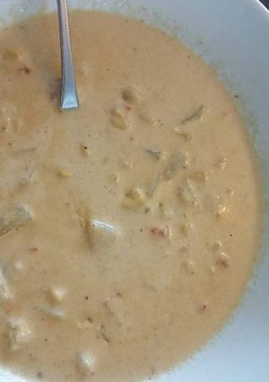 A picture of Sweetcorn Chowder.