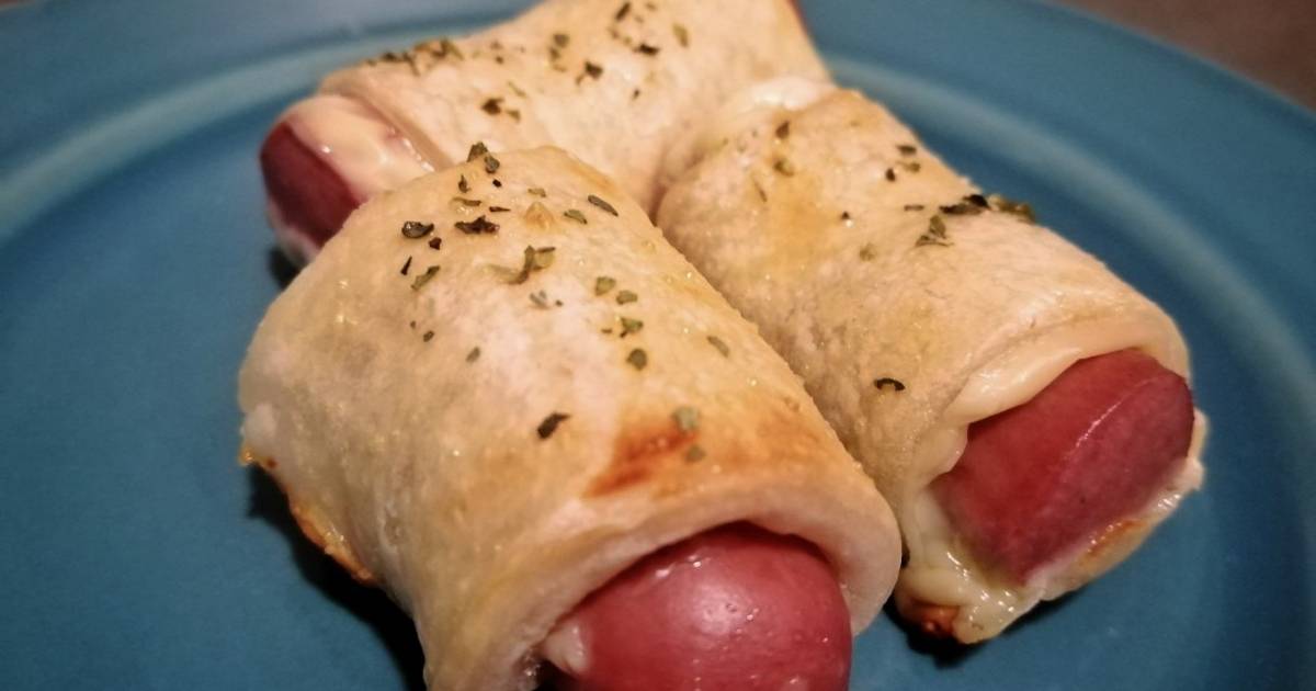 Hojaldres de queso y salchichas - Cena Rápida Fácil y Sin Gluten Receta de  Tami - 欣甜- Cookpad