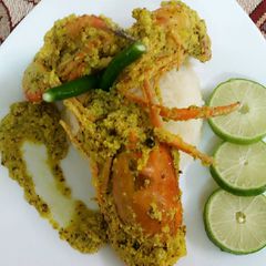 A picture of Bhapa chingri.