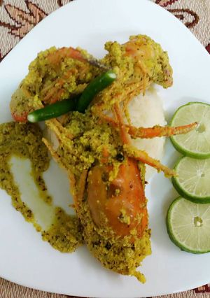A picture of Bhapa chingri.