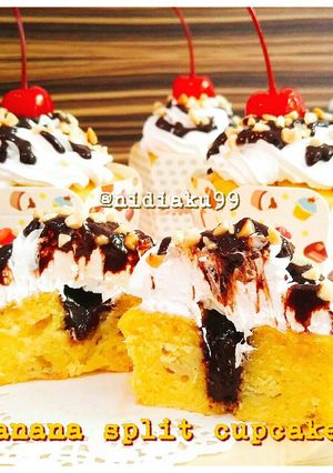 Foto resep Banana Split Cupcakes