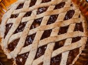 Una foto de tarta de manzana de la abuela