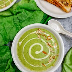 Broccoli Almond Soup A picture of Broccoli Almond Soup.