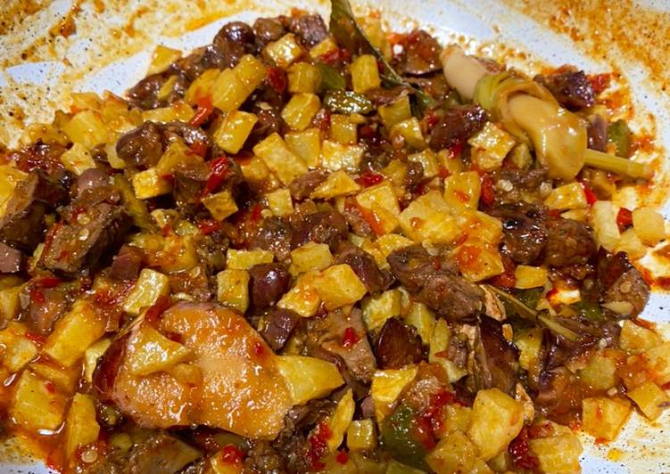 Resep Terbaik SAMBEL GORENG ATI REMPELA ❤️ Ala Rumahan