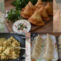 A picture of Aloo Samosa (Potato Samosa).
