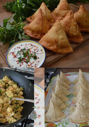 A picture of Aloo Samosa (Potato Samosa).