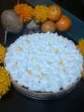 Pie de chocolate con merengue suizo y salsa de mandarina