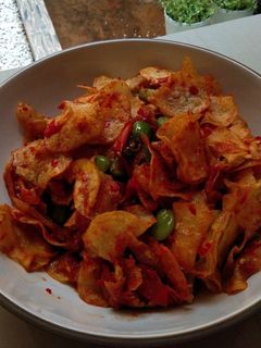 Foto resep Keripik Kentang Balado Pete ala Medan Fav Suami 😁