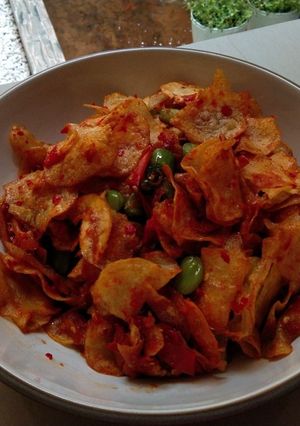 Foto resep Keripik Kentang Balado Pete ala Medan Fav Suami 😁