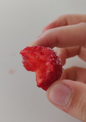 Una foto de Snack fresco de frutillas
