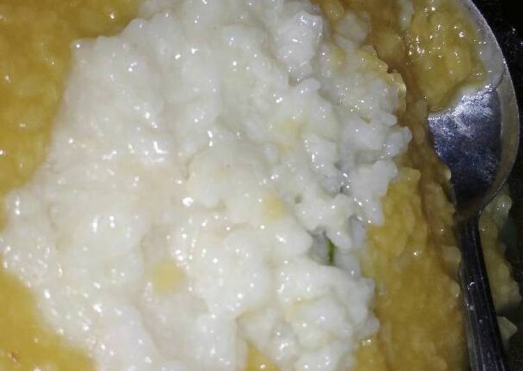 Langkah Mudah untuk Membuat Bubur merah putih no ribet yang Lezat Sekali