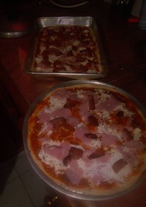 Una foto de Masa de pizza italiana