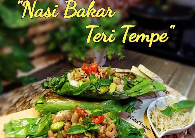 Resep Nasi bakar teri Tempe oleh PutriChristian - Cookpad