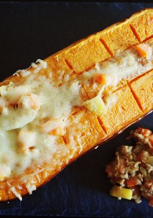Une photo de Butternut farcie