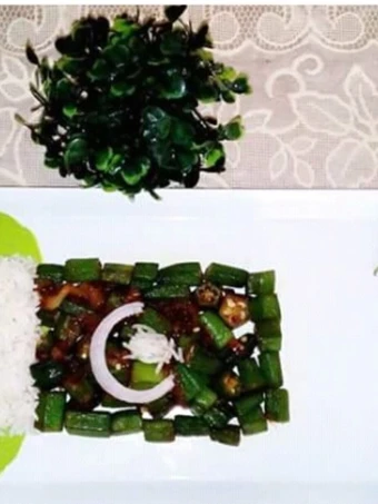 Easy Steps to Make Fry bhindi and boil rice 🍚 🌾 which Delicious