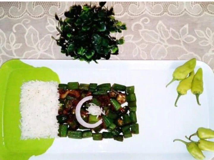 Easy Steps to Make Fry bhindi and boil rice 🍚 🌾 which Delicious