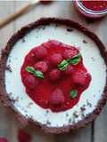 White Chocolate Panna Cotta Cheesecake