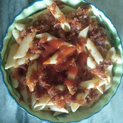 A picture of Red Sauce Pasta.
