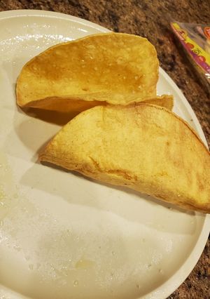 A picture of Air Fried Taco Shells!.