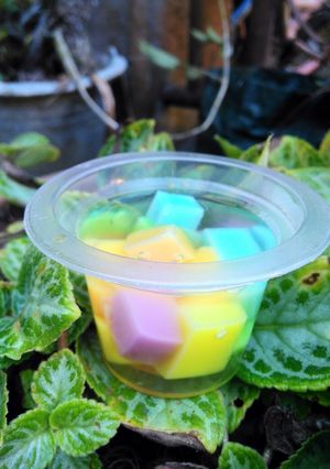 Foto resep Puding Mozaik Cup