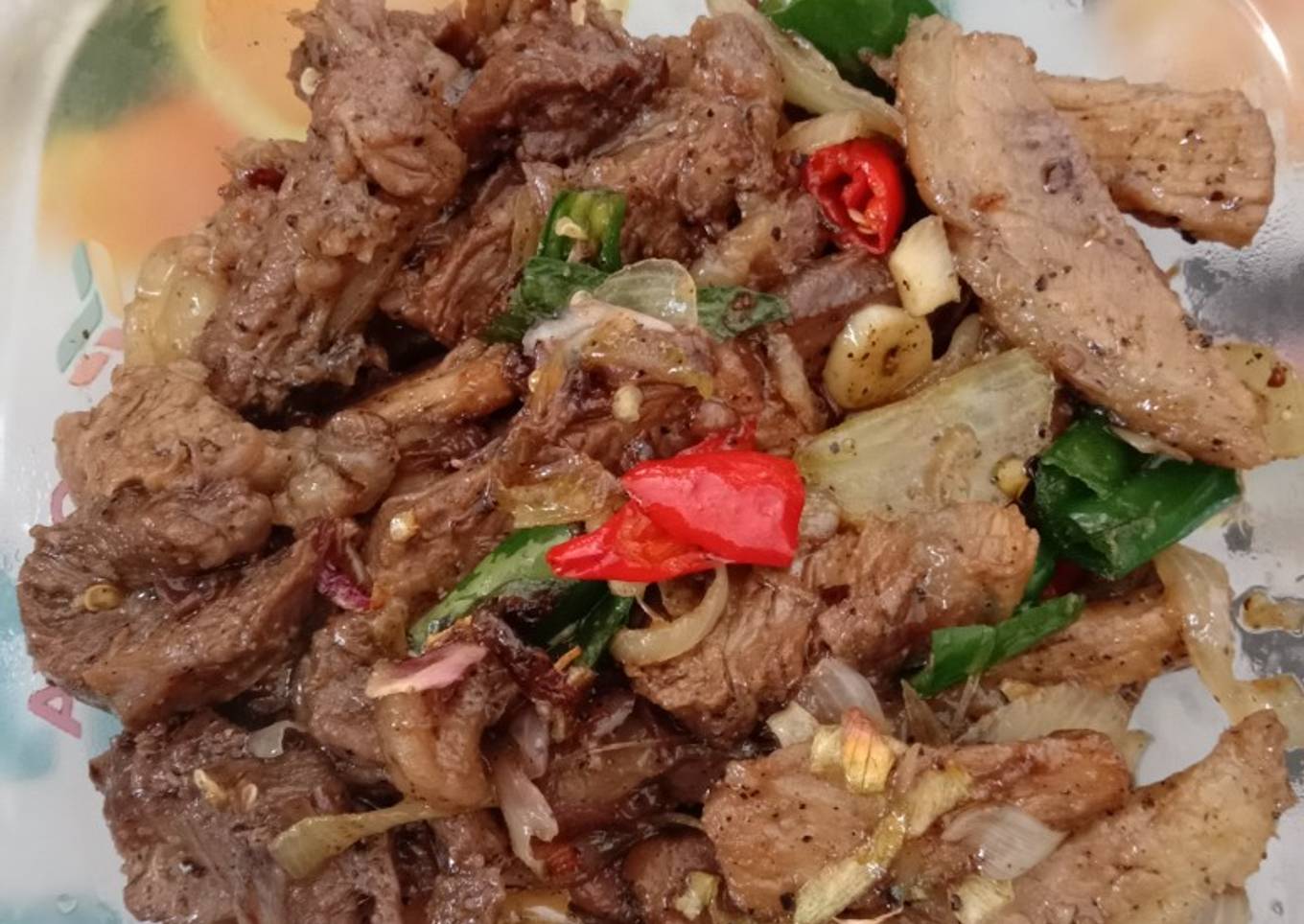 Daging Sapi Lada hitam