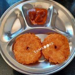 A picture of Traditional Thalipeeth - for Fasting.