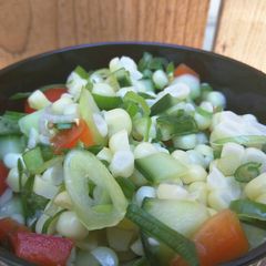 A picture of Picnic corn salad.