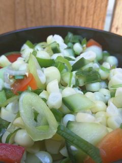 A picture of Picnic corn salad.