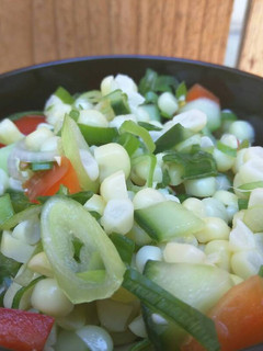 A picture of Picnic corn salad.