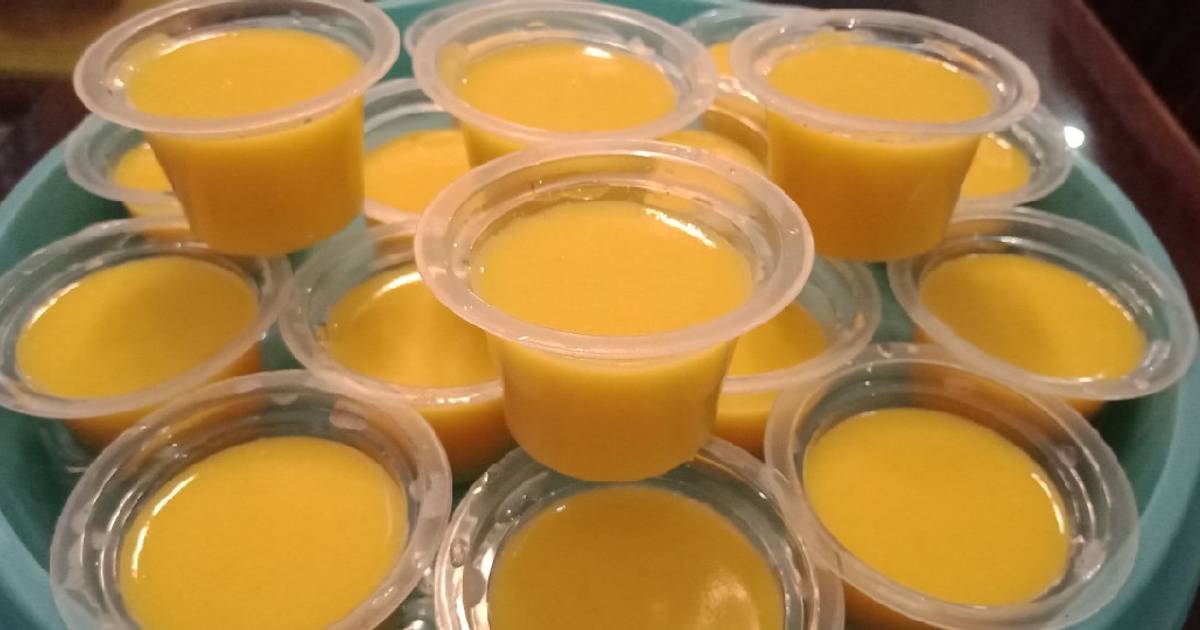 390 resep puding mangga agar swallow  enak dan sederhana 