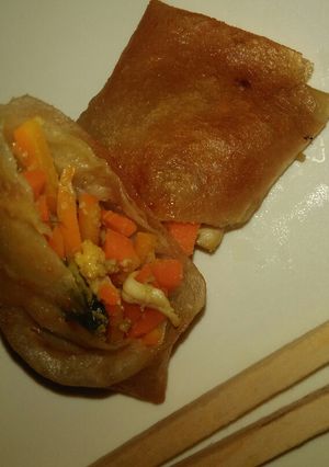 Foto resep Lumpia sayur ayam simple