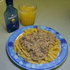 A picture of Beef Stroganoff.