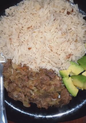 A picture of Braised rice.
