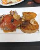Codillo con patatas a la plancha