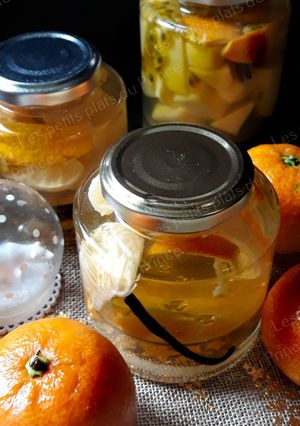 Une photo de Rhum arrangé à la mandarine et vanille