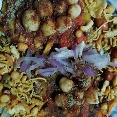 Aloo tikki chat A picture of Aloo tikki chat.