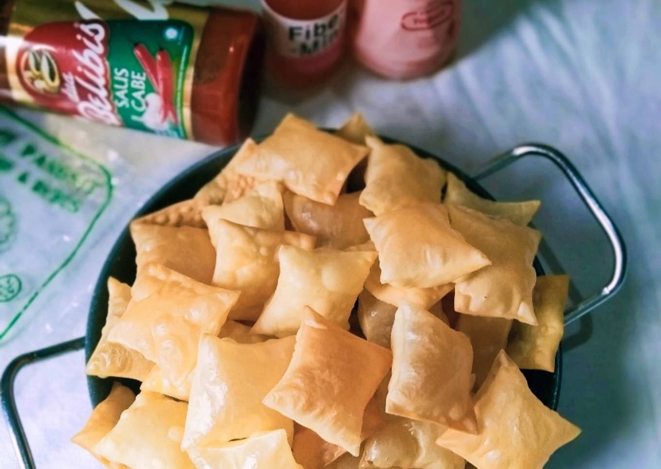 Krupuk kulit pangsit 🥟