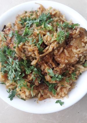 A picture of Jhatpat Biryani.