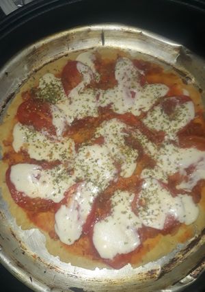 Una foto de Pizza de sémola