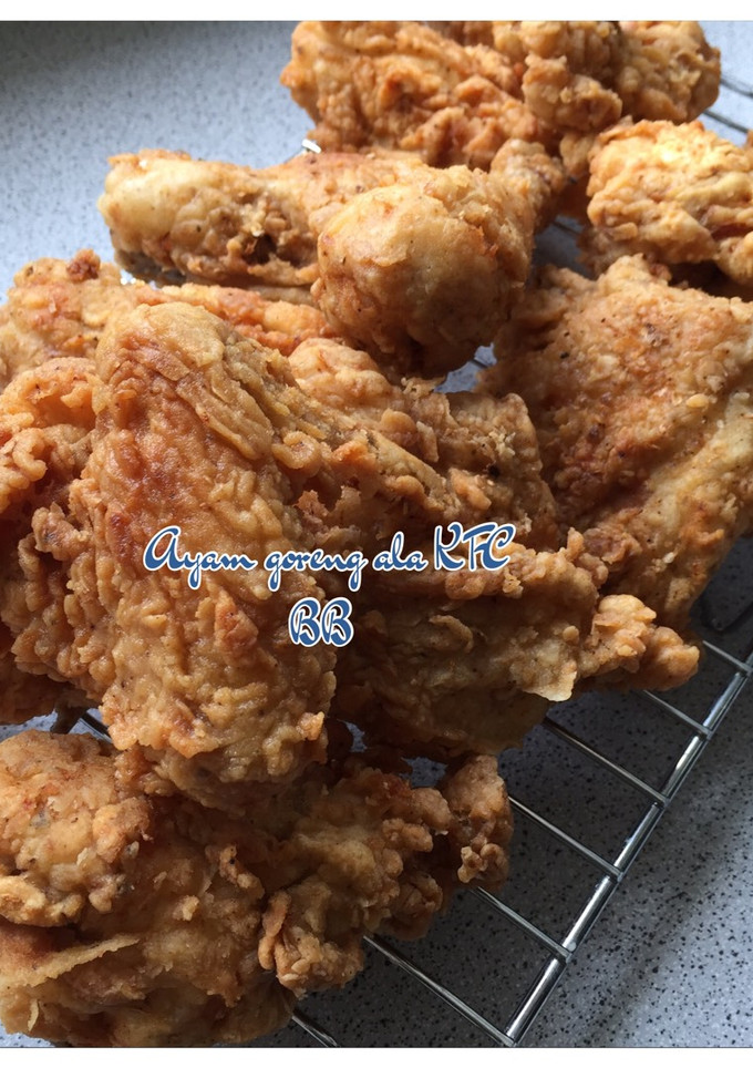 Foto resep Ayam goreng ala KFC