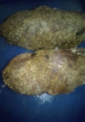 Una foto de Croquetas de pollo relleno