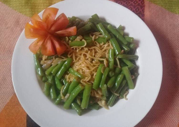 Bahan Membuat Tumis buncis yang simpel