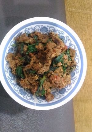 Foto resep Oseng oncom kemangi