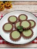 809.Matcha Chocolate Pudding Pie