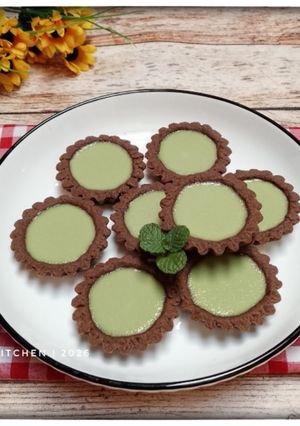 Foto resep 809.Matcha Chocolate Pudding Pie