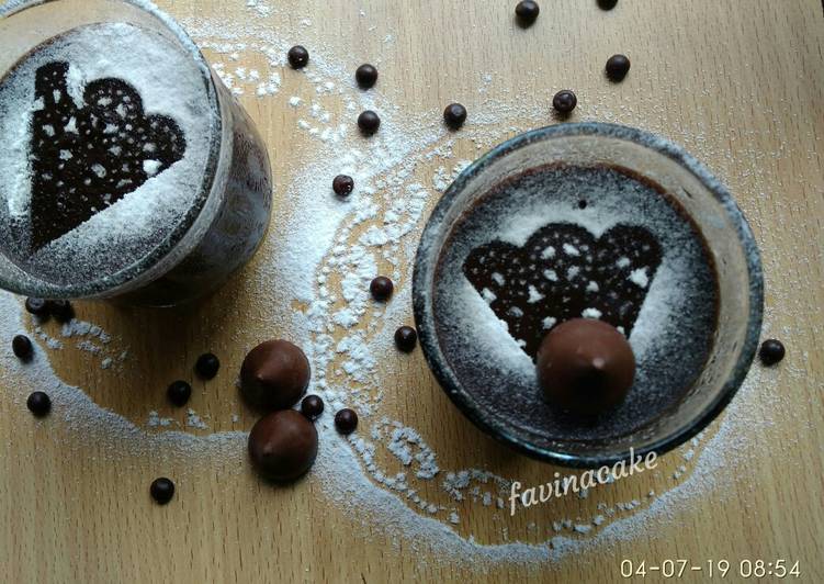 Chocolatte mousse puding