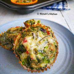 A picture of Veggie Egg Muffins.
