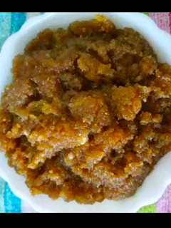 A picture of Bread halwa.