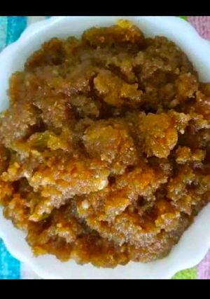 A picture of Bread halwa.