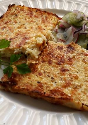 Mozzarellás karfiollepény recept fotója